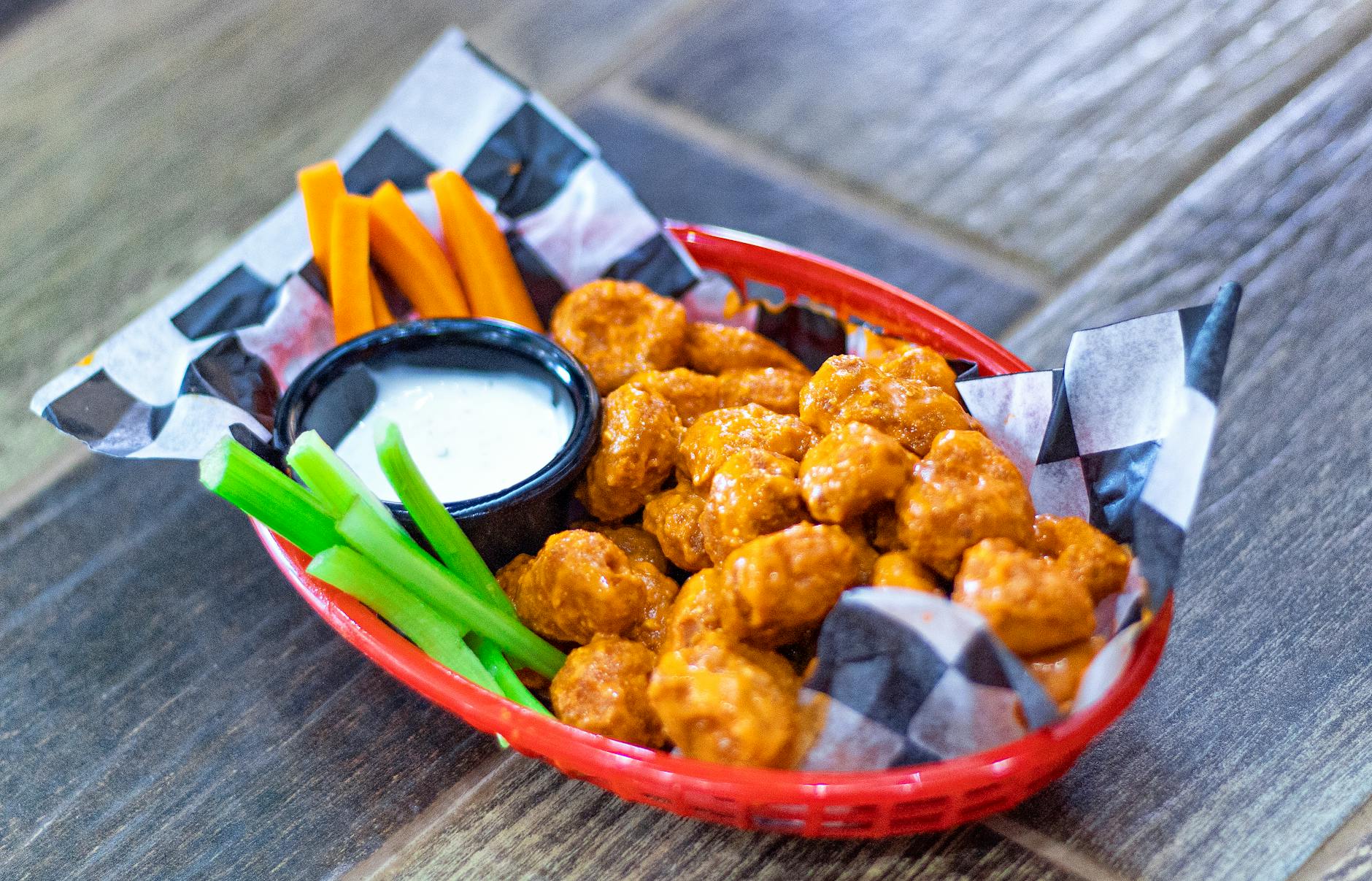 Buffalo Cauliflower Bites