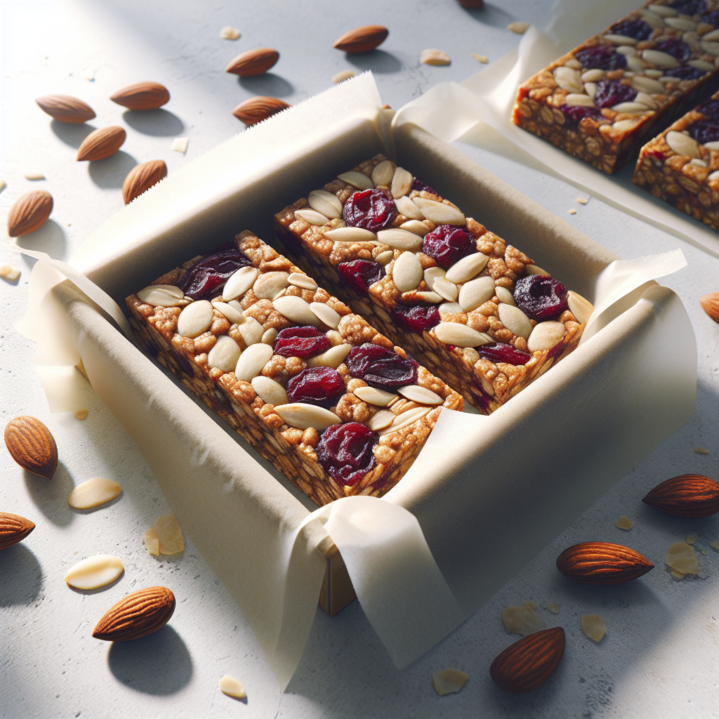 Cranberry Almond Granola Bars