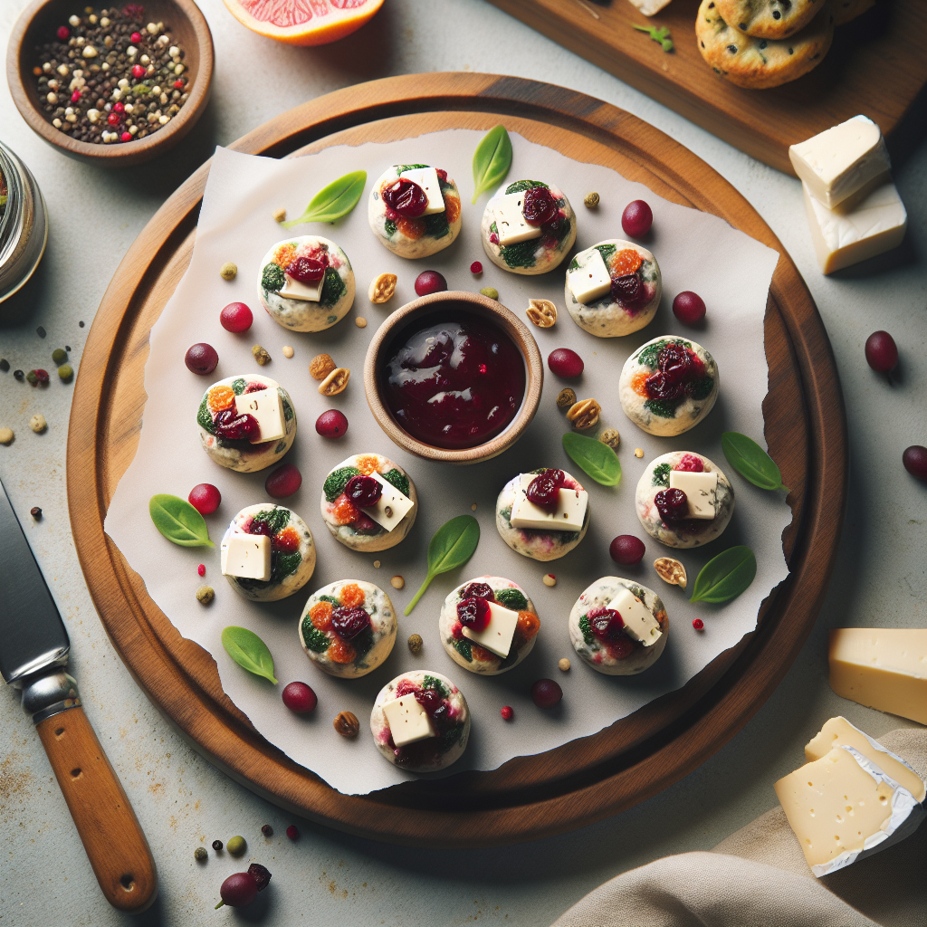 Cranberry Brie Bites