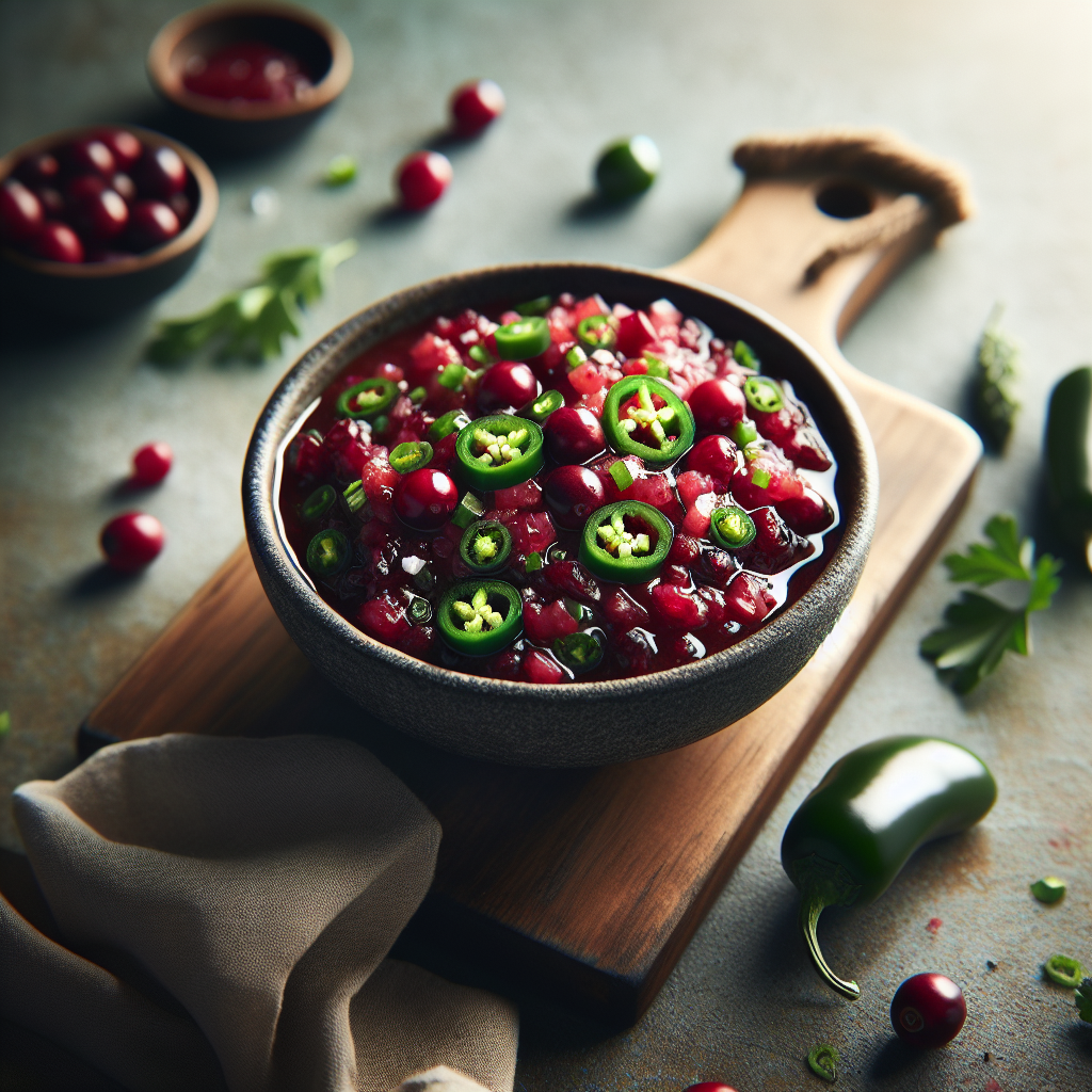 Cranberry Jalapeño Salsa