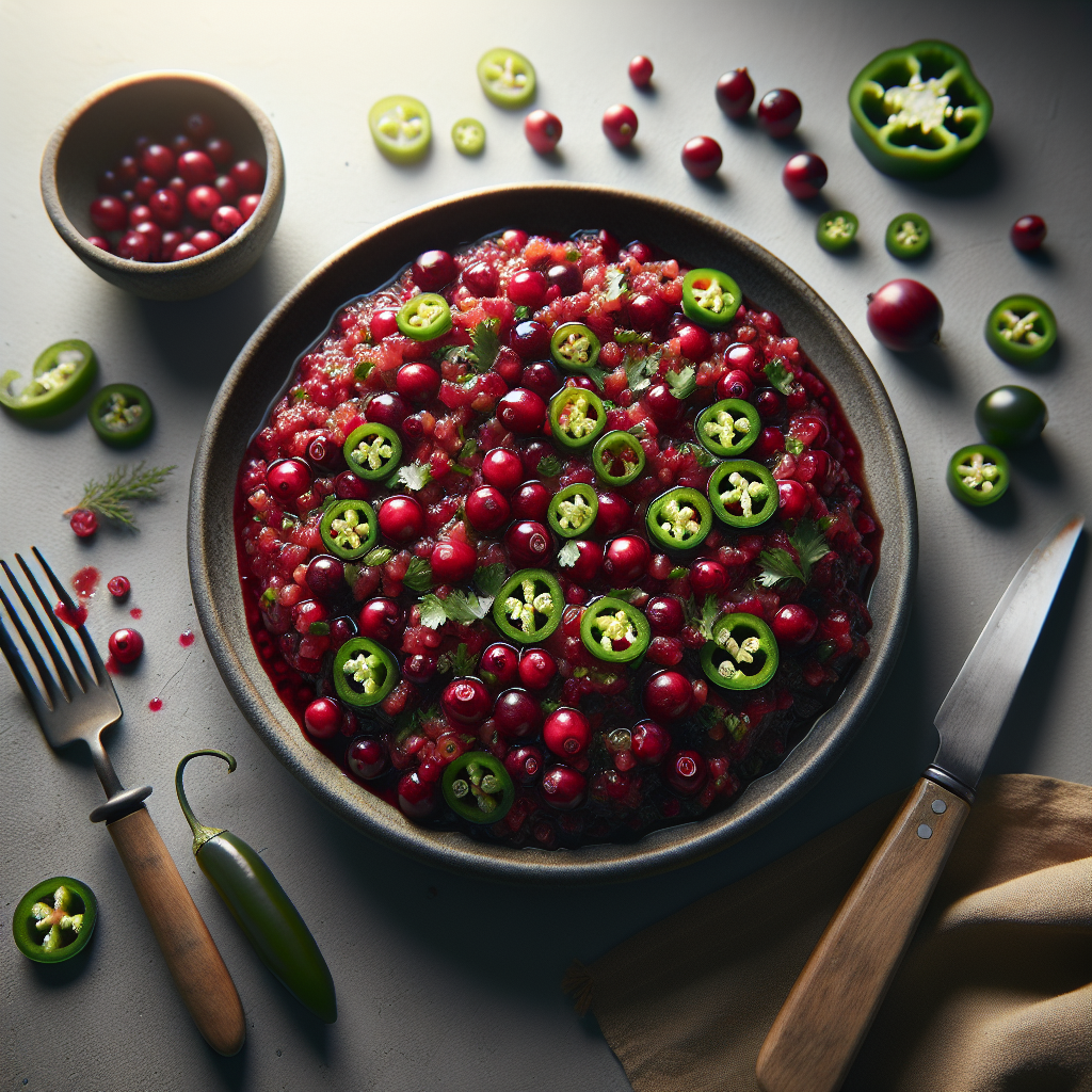 Cranberry Jalapeño Salsa