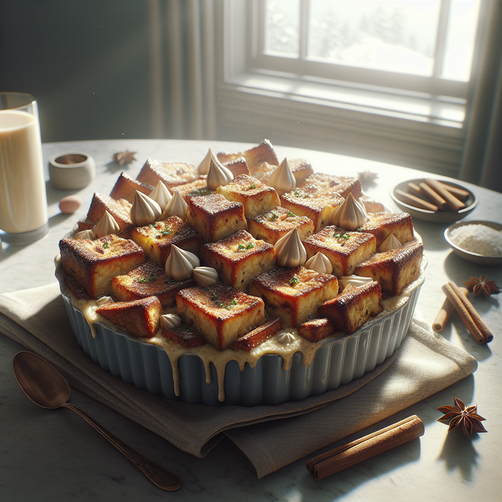Eggnog French Toast Casserole