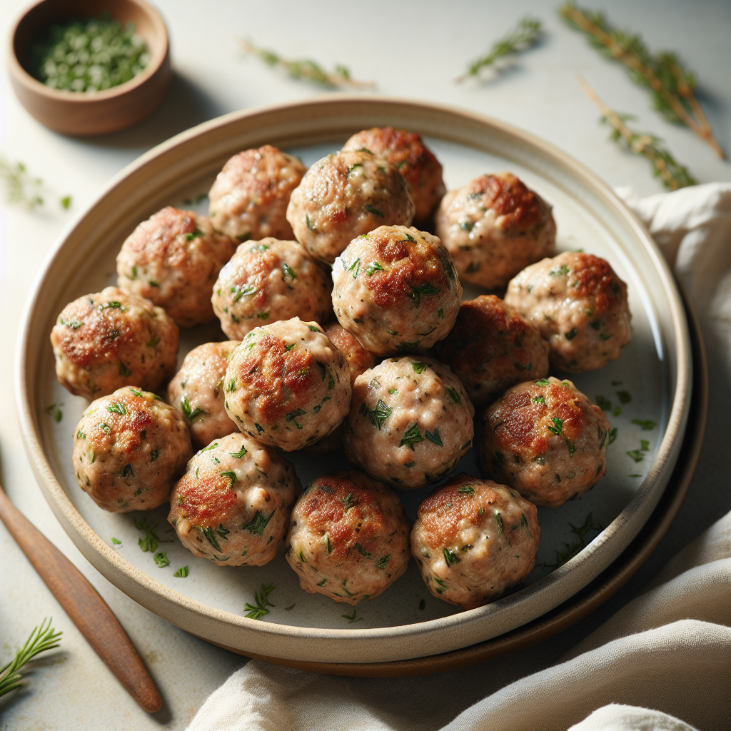 Herbed Turkey Meatballs