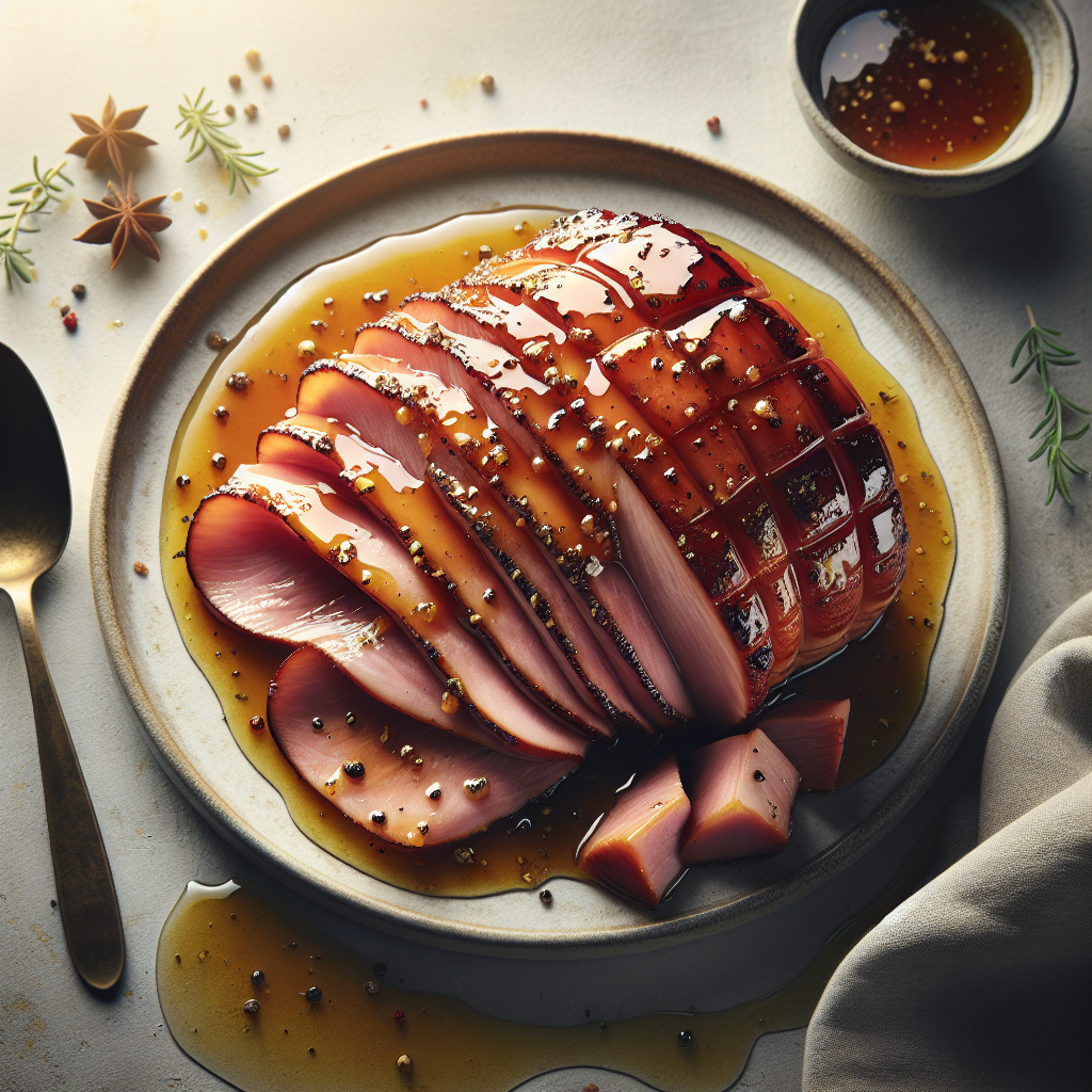 Honey Mustard Glazed Ham