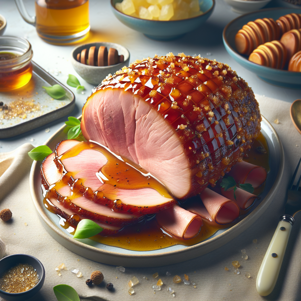 Honey Mustard Glazed Ham