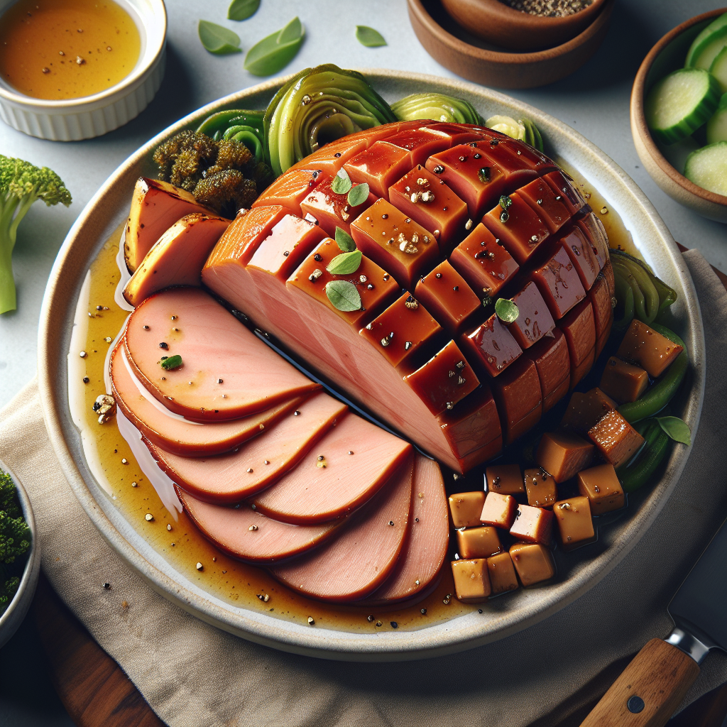 Honey Mustard Glazed Ham