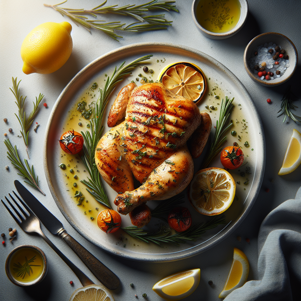 Lemon Rosemary Grilled Chicken