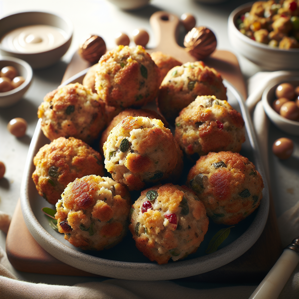 Make-Ahead Thanksgiving Stuffing Balls