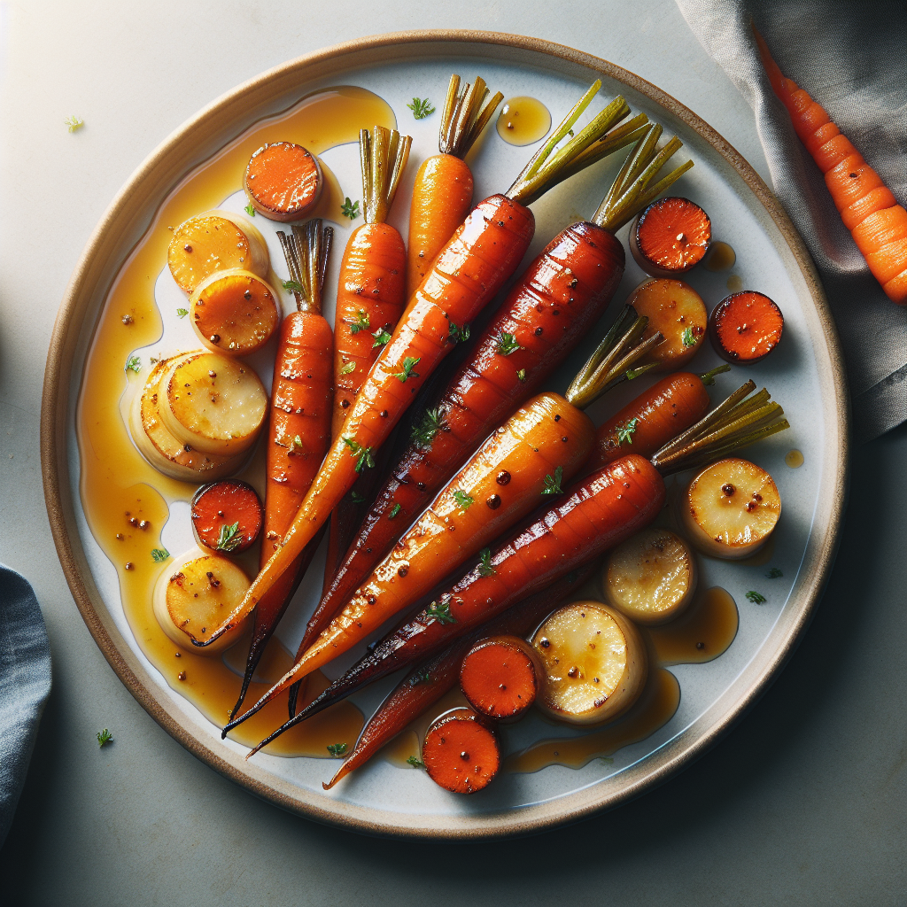 Maple-Glazed Carrots and Parsnips