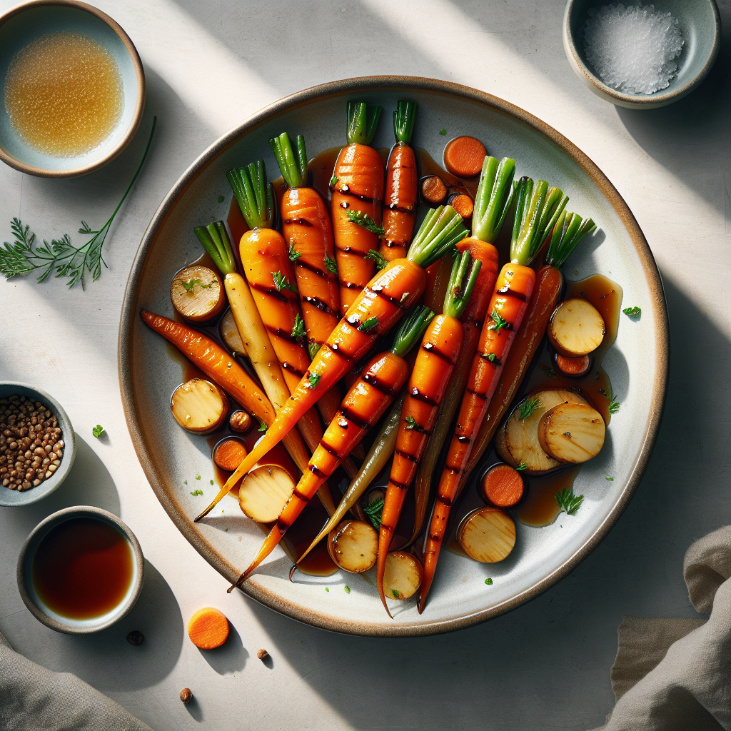 Maple-Glazed Carrots and Parsnips