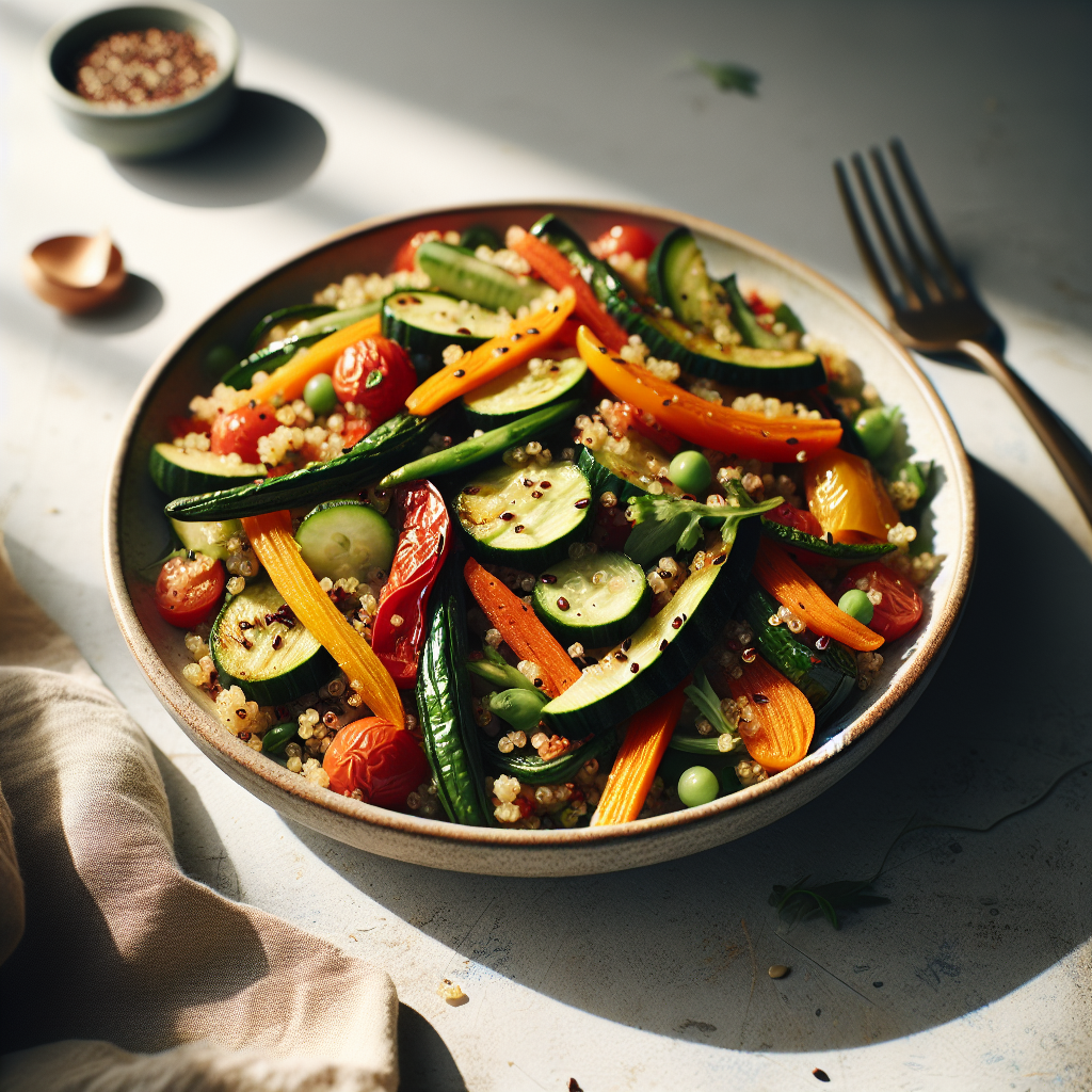 Roasted Vegetable Quinoa Salad