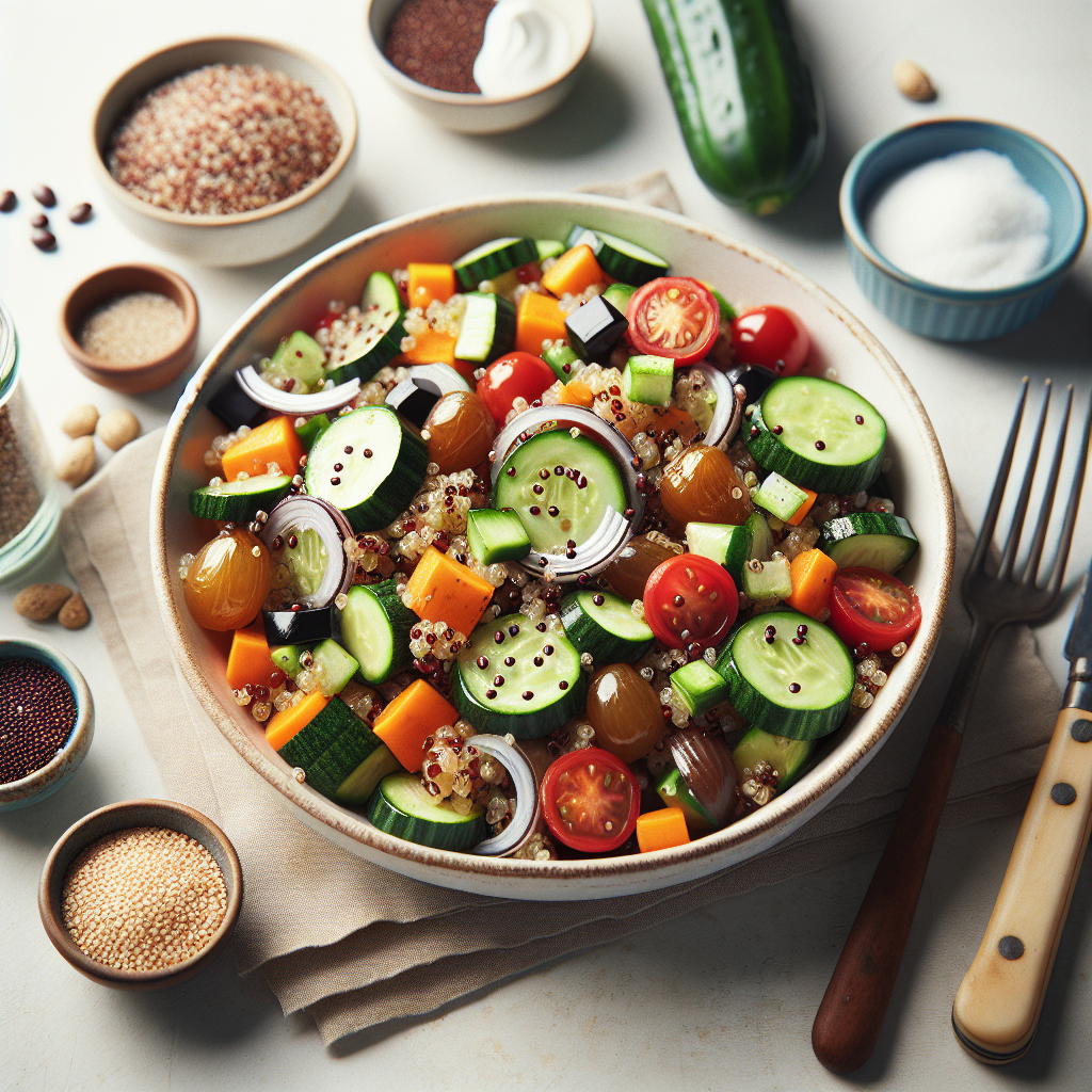 Roasted Vegetable Quinoa Salad