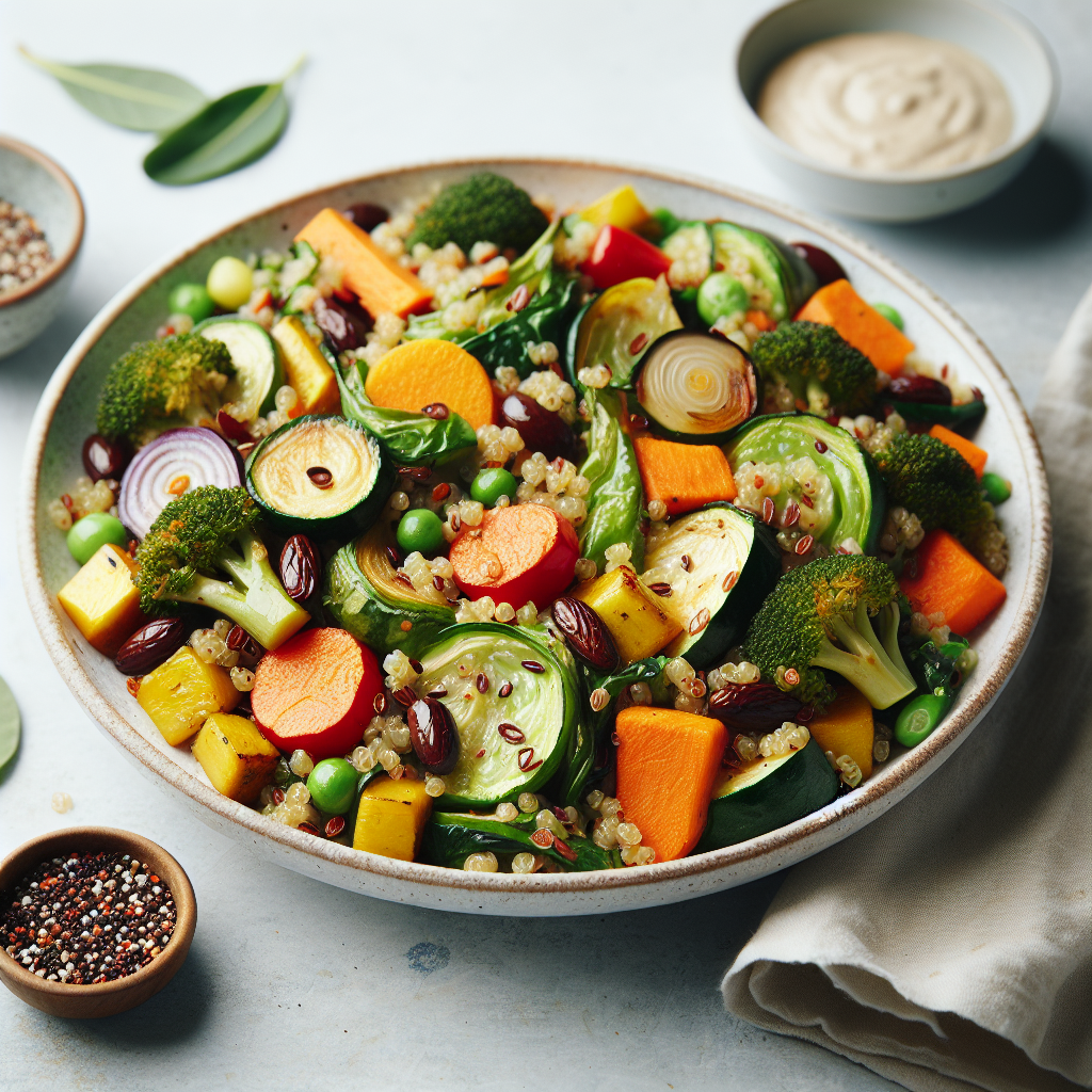 Roasted Vegetable Quinoa Salad