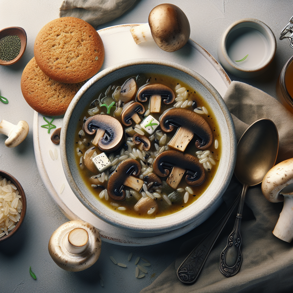 Savory Mushroom and Wild Rice Soup