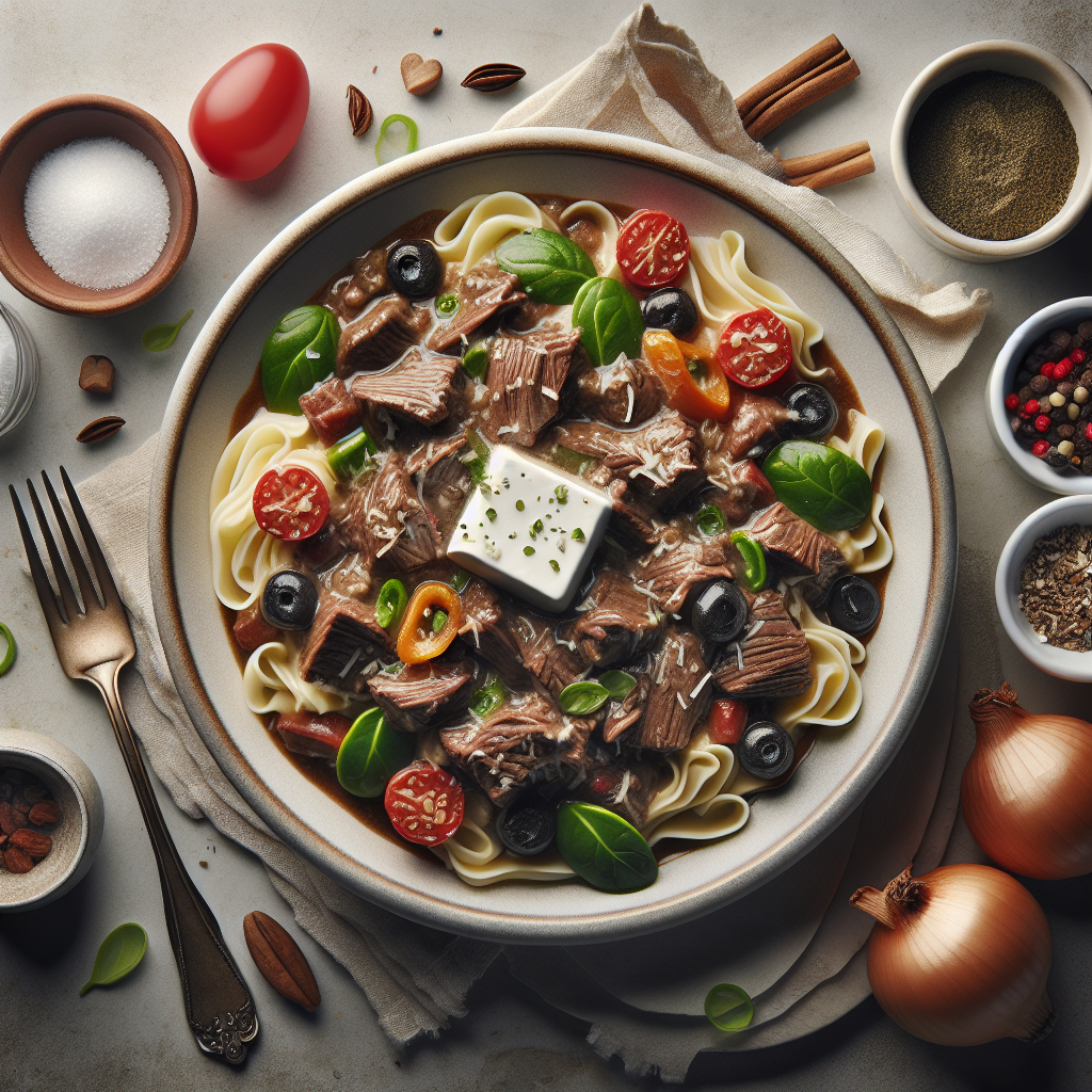 Slow Cooker Beef Stroganoff