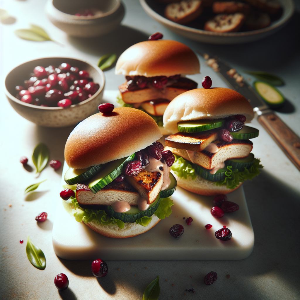Turkey and Cranberry Sliders